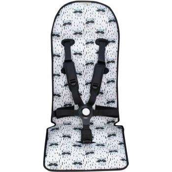Colchoneta para Silla Bugaboo Butterfly Jyoko Racoon - Colchoneta compatible con silla de paseo Bugaboo Butterfly, diseño Jyoko Racoon, acolchado suave, fácil de instalar y limpiar, materiales transpirables y dur
