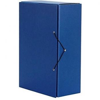 Pardo 879671 - Carpeta de proyectos con gomas, 150 mm, color azul