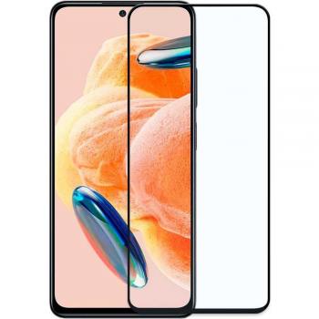 Protector de Pantalla de Cristal Templado con Marco Negro para Xiaomi Redmi Note 12 Pro 4G/Pro Plus 5G, Vidrio Templado Premium 9D, Dureza 9H, Grosor