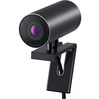 Dell UltraSharp HDR 4K Webcam with Privacy Cover, HD USB Computer Camera with 4K Sony STARVIS CMOS Sensor, IR Sensor, Proximity Sensor,  Black - Annodized Aluminium - For Windows
