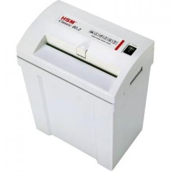 HSM Classic 80.2 - Destructora de documentos, 3.9 mm, color gris luminoso
