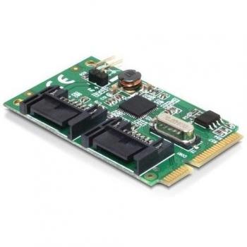 DeLOCK Controlador MiniPCIe I/O PCIe 2xSATA 6Gb/s