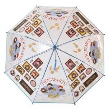 Paraguas Manual Infantil Harry Potter Transparente 48 cm - Producto Oficial para Niños y Niñas