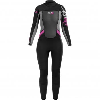 Traje de neopreno para mujer Osprey Origin, 3/2 mm, multicolor, mujer, color negro / rosa, tamaño extra-large