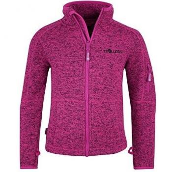 Trollkids Chaqueta de Polar para Niños Jondalen, Color Dunkelrosa Talla 10 años