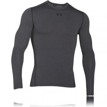 Under Armour UA CG Armour Crew Camiseta de Manga Larga, Hombre, Gris