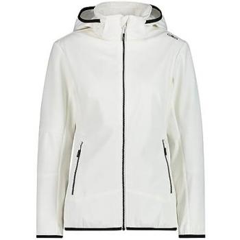 CMP Women's White Softshell Zip Hood Jacket 3XL
