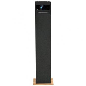Torre de Sonido AIWA TSBT-360 - Altavoz Multimedia 60W con Bluetooth, Mando a Distancia, Radio FM, Reproductor de CD y USB, Color Madera