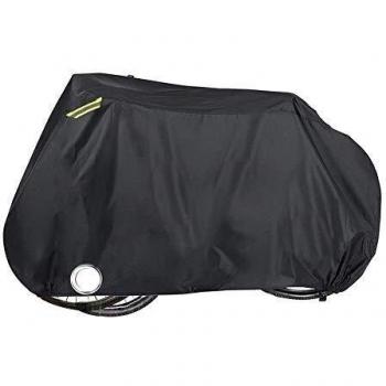 AWNIC Funda Bicicleta Exterior Impermeable Funda Bicicleta Estatica Funda para 2 Bicicletas Resistente al Desgarro Oxford