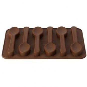 Lakeland Silicona 6 Mini cucharas de Chocolate Molde