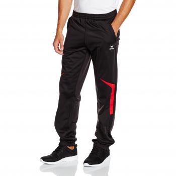 Erima para hombre pantalones de poliéster Razor 2.0 Negro blanco / rojo Talla:small