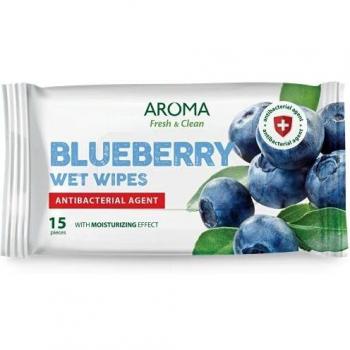 Arandanos Toallitas Húmedas Frescas y Limpias 15-Piezas