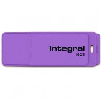 Integral Pastel 16 GB Unidad Flash USB USB Tipo A 2.0 Lila - Memoria USB