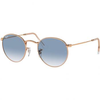 Ray-Ban RB3447 Round Metal Sunglasses 92023F Unisex Gold Size 47