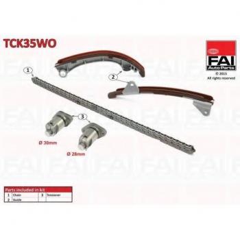 Kit de cadena de distribución FAI AutoParts TCK35WO