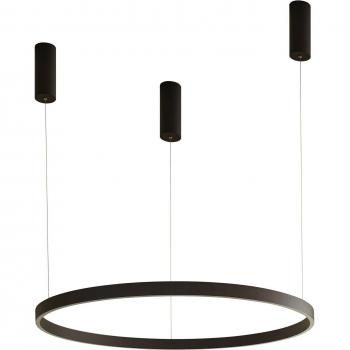 Lámpara Colgante LED Answin 88 W Negra de Metal para Salón y Comedor