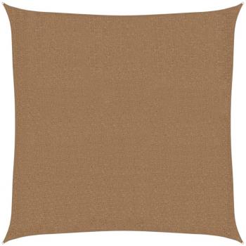 Toldo de vela HDPE 160 g/m² 2,5x2,5 m Color Antracita, Beige, Terracota