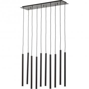 Lámpara Colgante Laser 10 Luces Negra 8923 Nowodvorski - Elegancia y Funcionalidad con Bombillas G9 de 10W