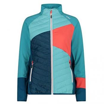 CMP Women's Hybrid Fleece Jacket Aqua 2XL