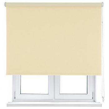 Estor Enrollable Opaco Térmico 120 x 190 cm - Fabricado en España - Garantía 5 Años - Color Marfil/Beige