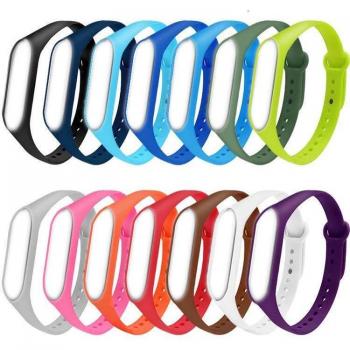 Pulsera de Silicona Suave Colorida para Xiaomi Mi Band 3 - Correa de Reemplazo