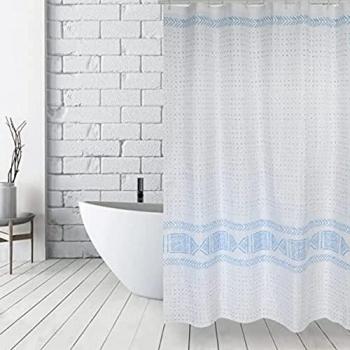 Cortina de Baño MSV Premium Toralla 180x200 cm - Poliéster Anti-Mohos