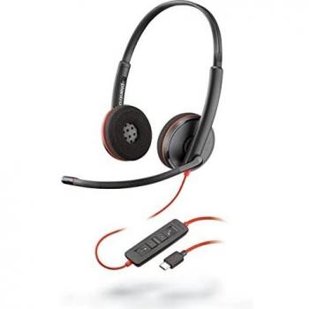 POLY BLACKWIRE C3220 USB-C ACCS, Negro