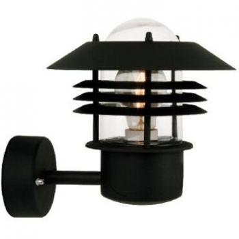 Nordlux – Lámpara de pared cincada 60 W Negro E27 Ip54 25091003