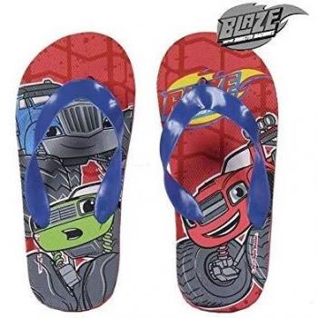 Blaze and the Monster Machines S0709081, Chanclas, Azul/Rojo, Medium EU