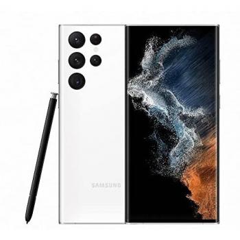 Samsung Galaxy S22 Ultra 5G - 128GB - Phantom White - Dual SIM - 8GB RAM - 6.8 OLED Display - Android 12 - 108MP Quad Camera