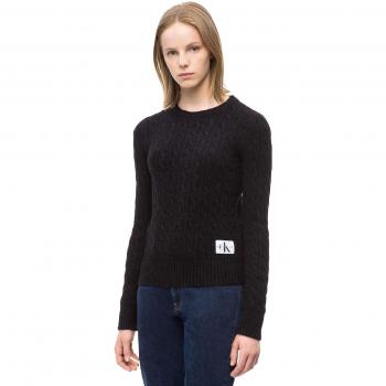Calvin Klein J20J208529 Sueteres Mujeres Negro L