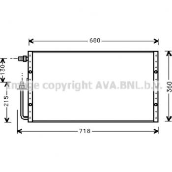Condensador de aire acondicionado AVA COOLING UV5096, PRASCO UV5096