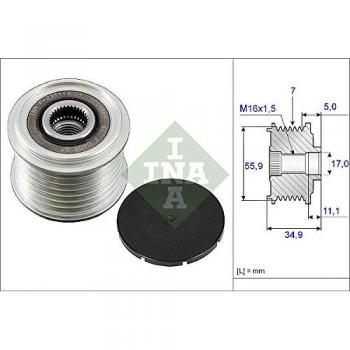INA 535 0083 10 Freewheel Alternator