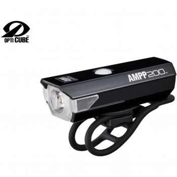 Luz Delantera Recargable CatEye AMPP 200 Negra