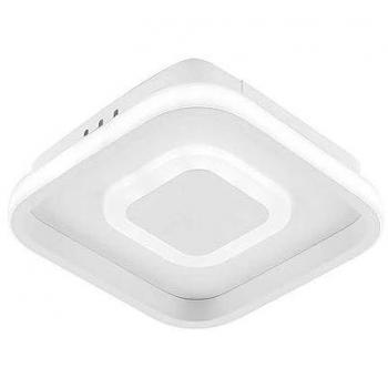 Plafón LED Cuadrado 24w Blanco con Memoria de Color y Ahorro Energético 5,5x21x21 Cm