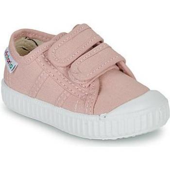 Victoria 1915 Zapatillas de lona de niños con doble cierre adherente y puntera de goma