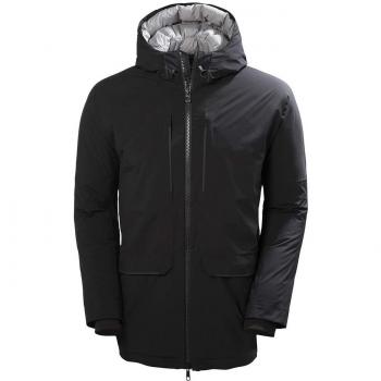 Helly Hansen Ask Winter - Parka para hombre, color negro, talla M