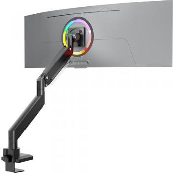 Soporte Monitor Onkron G130-B 17-57 hasta 27kg, VESA 75x75-200x200, Resorte de Gas Negro
