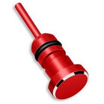 Enchufe Antipolvo para Auriculares 3.5mm AUX con Pin de Recuperación de Tarjeta para iPhone 5, 6 Plus, PC y Laptop