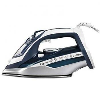 Girmi ST6000 Planchado en seco y a Vapor, Placa de Acero Inoxidable, 2200 W, Iron, Azul
