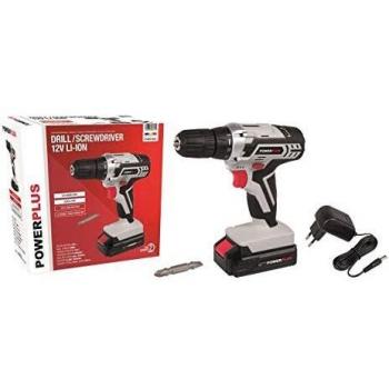 Kreator POWERPLUS POWC1051 - Taladro/atornillador 12v ll-ion, Multicolor