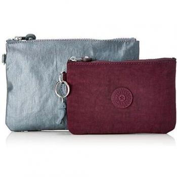 Kipling - Duo Pouch, 2 x Monederos Mujer, Gris