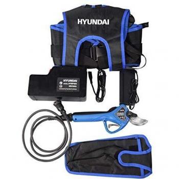 Hyundai HY-HYBP404 Podadora a Batería, Azul y Negro