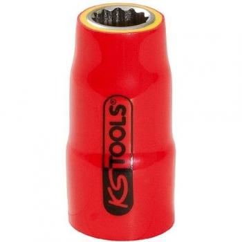Llave de vaso aislada 3/8 con recubrimiento protector, 14 mm - KS Tools 117.3839