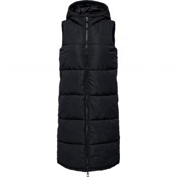 Chaleco de Mujer Only Alina Long en Color Negro - Tallas XS a M