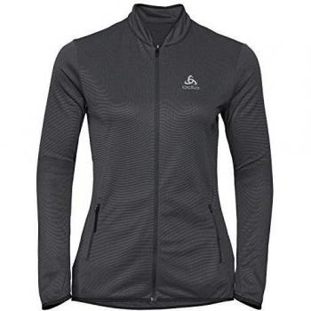 Odlo FLI Ceramiwarm - Chaqueta de Forro Polar para Mujer, Unzutreffend, Chaqueta de Forro Polar FLI Ceramiwarm, Mujer, Color Negro - Gris Grafito - Rayas, tamaño Small