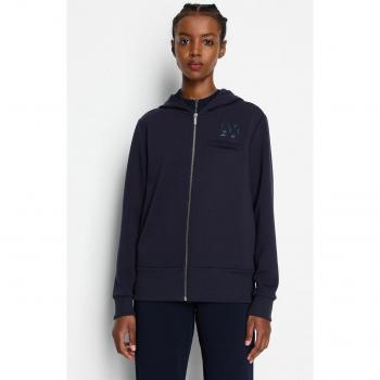 Armani Exchange Women's Blueberry Jelly Zip-Up Hoodie