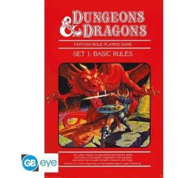 Póster Dungeons & Dragons de Reglas Básicas, 91,5 x 61 cm, 170 g/m2
