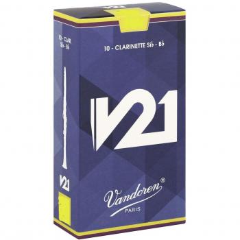 Vandoren V21 Bb Clarinet Reeds, Strength 4, Box of 10