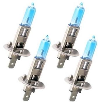 4X Bombilla Lámpara H1 12V 55W 4500K Luz Blanco Coche Niebla